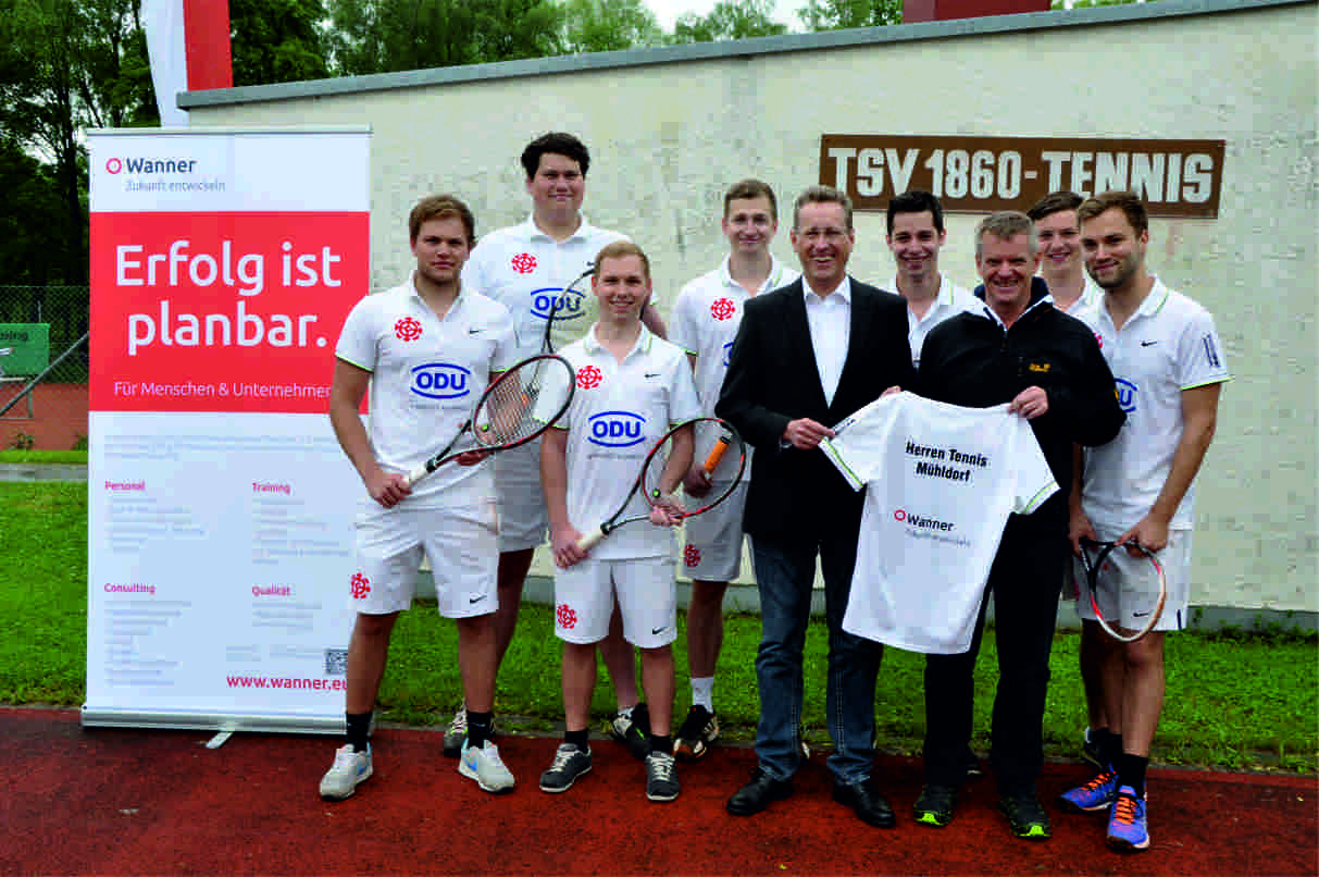 Wanner sponsort TSV 1860 Tennis